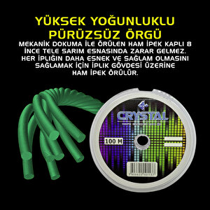 Crystal Hdpe Nano İpek Misina 8 Kat 0.18 Mm 100 Mt