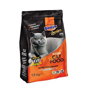 Bonisa Tavuklu Premium Yavru Kedi Maması 1.5 Kg