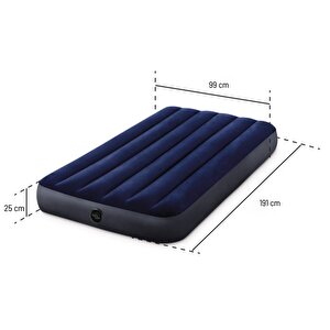 Şişme Kamp Yatağı - Intex - Tek Kişilik Xl - 99cm (64757)
