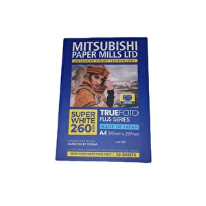 Mitsubishi A4 260gr Mat İnkjet Kağıt 50 Adet