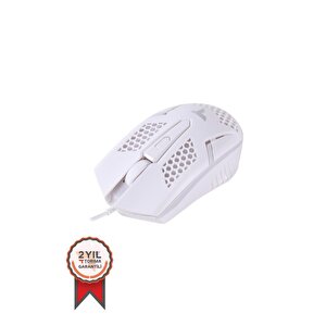 Torima Tm-15 Usb Rgb Aydınlatmalı Gaming Oyuncu Mouse Beyaz