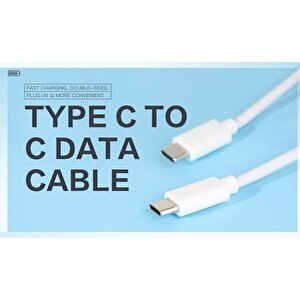 Torima Typ-c To Typ-c Kablo 1m Beyaz Yd42
