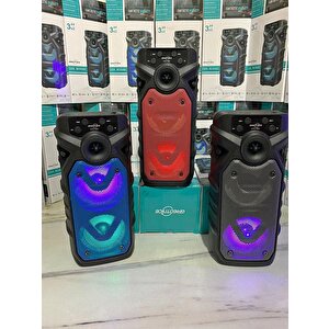 Torima Gts-1560 Taşınabilir Rgb Ledli Bluetooth Hoparlör Usb-tf Siyah