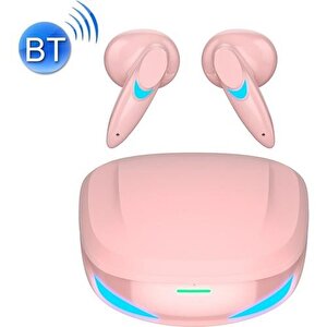 Kablosuz Oyuncu Kulaklığı Rgb Işıklı Çift Mikrofonlu 3 Modlu Bluetooth 5.2 Yeni Nesil Tg-g10 Pembe