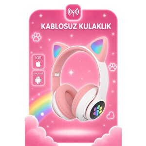 Torima HD90 Pembe Kulak Üstü Kablosuz Bluetooth Kulaklık