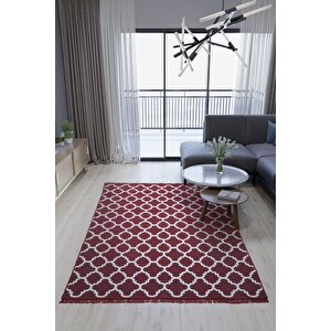 Bercest Bordo Çift Taraflı Kilim 160x250 cm