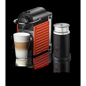 C66r Pixie Red Bundle Kahve Makinesi