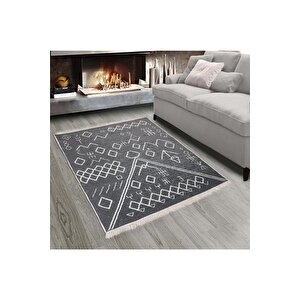 Mistik Gri Çift Tarfalı Kilim 80x150 cm