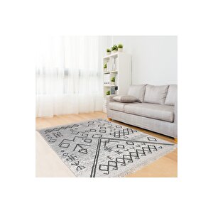 Mistik Gri Çift Tarfalı Kilim 80x150 cm