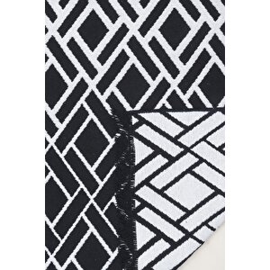 Munis Siyah Çift Taraflı Kilim 120x180 cm