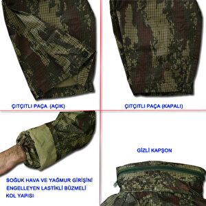 Savage Imperteks Takım Yağmurluk 11010 (dijital Kamuflaj) Xl