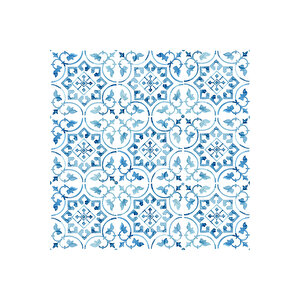 Çini Desenli Yapışkanlı Folyo, Su Geçirmez Sticker, Masa Dolap Mobilya Ve Yüzey Kaplama Kağıdı 0701 45x500 cm 