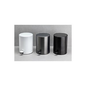 Beyaz Çöp Kovasi 3 Lt / 265x203x203 Mm