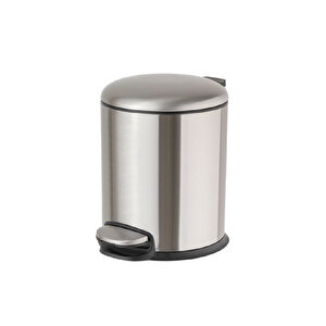 Pedallı 5 L Saten Çöp Kovası 31x23x20 cm