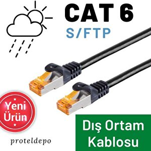 Irenis Cat6 Kablo Dış Ortam Açıkhava Ethernet Network Lan Kablosu 5 m