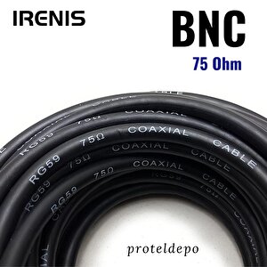 Irenis Bnc Kablo 75 Ohm Rg59 Video, Kamera, Cctv 5 m