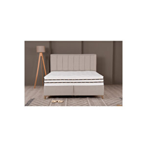 Comfort Lüks Sleepy Baza, Başlık Ve Paket Yaylı Yatak Seti 180x200 cm