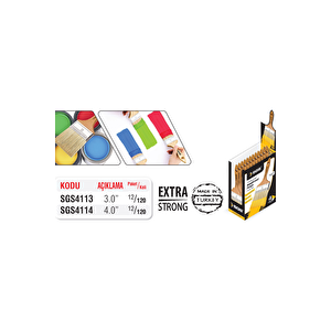 Kesti̇rme Firça Profesyonel 3.0 (ahşap Sapli)