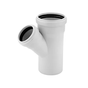 75x75 3,2 Pvc-u Tek Çatal 45°