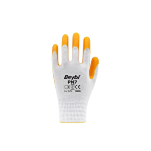 ̇ Eldi̇ven Ni̇tri̇l Beyaz Sari  Pn-7 No:9 L
