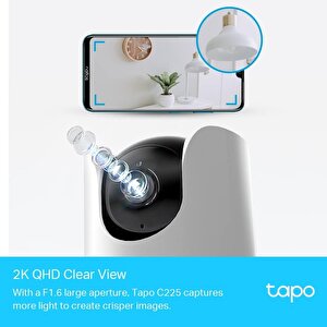 Tp-link Tapo C225 2k Gece Görüşlü 512 Gb Micro Sd Destekli Wi-fi Güvenlik Kamerası