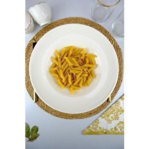 Valencia Porselen Spagetti Makarna Tabağı 27 Cm Krem - Ipf1096 C320.045