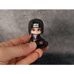 Anime Figür Naruto Itachi Uchiha 6 Cm Karakter Mini Figür Oyuncak Biblo