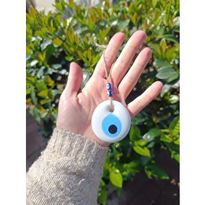 Cam Nazar Boncuğu 5cm Kötü Göz Kovucu Ev Araba Ağaç Duvar Bahçe Süsleme Kolye
