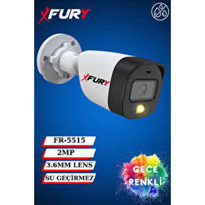 Fury 3 Kameralı 1080p 2mp Görüntü Gece Renkli Full Hd Ultra Led Gece Renkli Güvenlik Kamerası Seti 1tb