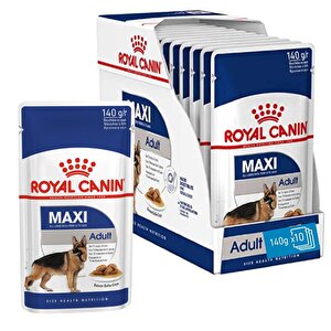 Maxi Adult Gravy Yetişkin Köpek Yaş Maması 140 Gr X 10 Adet