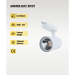 20w Beyaz Ray Spot Armen 3200k Sarı Işık