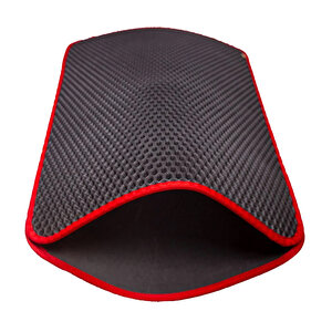 Cattie Altıgen Kum Toplayıcı Fonksiyonel Kedi Paspası Kırmızı 37*50 Cm
