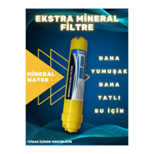 Pompalı Dijital Seri Su Arıtma Cihazı 10 Aşamalı Ekstra Ph Alkali Mineral Eklentili Çelik Tanklı