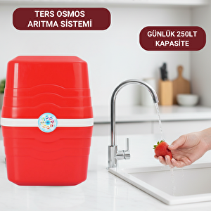 Pompalı Ekstra Mineralli Çelik Tanklı R.O. Sistem Su Arıtma Cihazı