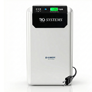 (Montaj Dahil) R.O. Plus Dijital Pompalı Su Arıtma Cihazı - Tezgah Altı Su Arıtıcı (Beyaz)