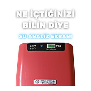 Pro Smart Water Pompalı Dijital Su Analiz Ekranı 10 Aşamalı Ekstra Mineral Filtreli Su Arıtma Cihazı