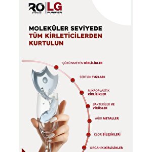 R.O. Systems Dijital Premium Su Arıtma Cihazı LG Membranlı Çelik Tanklı 5 Aşamalı