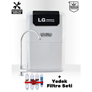 Ekstra Mineralli Çelik Tanklı Lüks Musluk Premium Su Arıtma Cihazı + Yedek Filtre Set + (Ücretsiz Montaj)