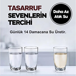 (Montaj Dahil) Pompalı Su Arıtma Cihazı Ekstra Mineral Eklentili Çelik Tanklı Ev Tipi Arıtıcı