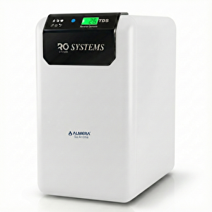 R.O. Plus Pompalı Dijital Su Arıtma Cihazı - Tezgah Altı Su Arıtıcı (Beyaz)