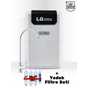 Premium Su Arıtma Cihazı 280lt Günlük Arıtım Çelik Tank Ekstra Mineral + Yedek Filtre Set Hediye