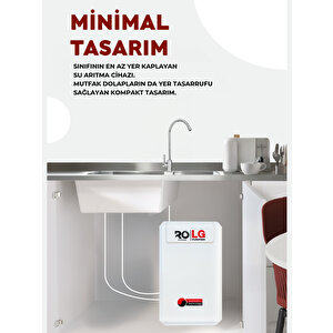 Premium LG CHEM Membranlı Su Arıtma Cihazı 280lt Günlük Arıtım Çelik Tank Ekstra Mineral aşamalı