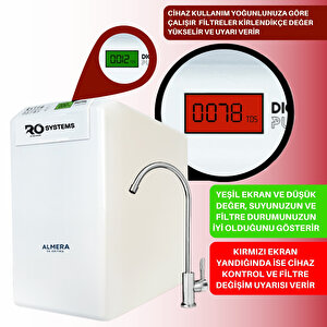 Dijital R.O. Systems Pompalı Çelik Tanklı Ph Mineral Aşamalı Premium Su Arıtma Cihazı