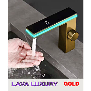 Lava Luxury 2024 Di̇ji̇tal Akilli Lavabo Bataryasi - Sati̇ne Gold - Pi̇ri̇nç