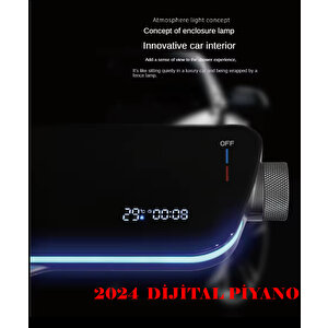 2024 Dijital Piyano Duş Seti Antrasit 5 Fonksiyonlu