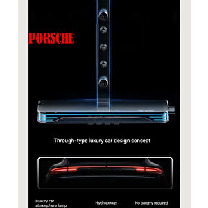 La Porsche 2024 Dijital Akıllı Duş Seti Antrasit Masajli Çok Fonksiyonlu