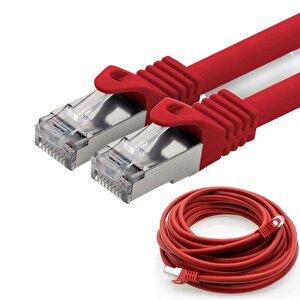 Irenis 7,5 Metre Cat7 Kablo S/ftp Lszh Ethernet Network Lan Ağ Kablosu Kırmızı