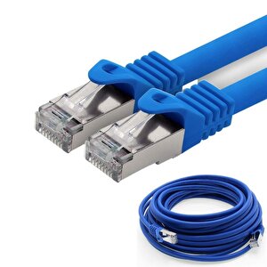 Irenis 7,5 Metre Cat7 Kablo S/ftp Lszh Ethernet Network Lan Ağ Kablosu Mavi