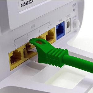 Irenis 7,5 Metre Cat7 Kablo S/ftp Lszh Ethernet Network Lan Ağ Kablosu Yeşil