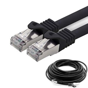 Irenis 7,5 Metre Cat7 Kablo S/ftp Lszh Ethernet Network Lan Ağ Kablosu Siyah